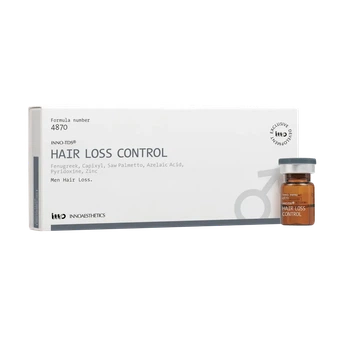 Innoaesthetics Hair Loss Control, 2,5 мл — професійний мезококтейль для шкіри голови при андрогенетичному випадінні волосся