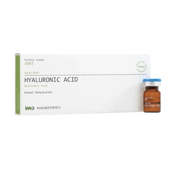 Innoaesthetics Hyaluronic Acid препарат з гіалуроновою кислотою для професійного зволоження шкіри 2,5 мл