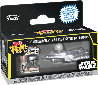 Zestaw figurek Funko Pop! Rides The Mandalorian in N1 Starfighter (889698929660)