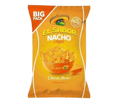 Чипси кукурудзяні Начо з смаком сиру El Sabor 180г (5202175015284)