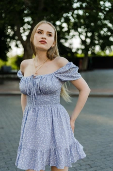 Сукня SARKO Лада іній на лаванді XS/S