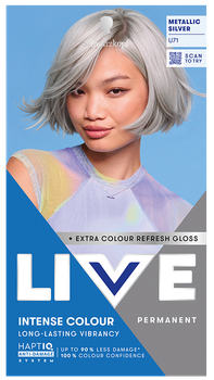Farba do włosów Schwarzkopf Live Urban Metallics U71 Metallic Silver Metaliczny srebrny (9000101771947)