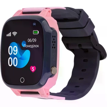 Детские смарт часы AmiGo GO008 MILKY GPS WIFI Pink