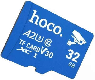 Карта microSDHC Hoco 32GB A2 U3 V30 Class 10, читання 100 МБ/с для камер і відеореєстраторів