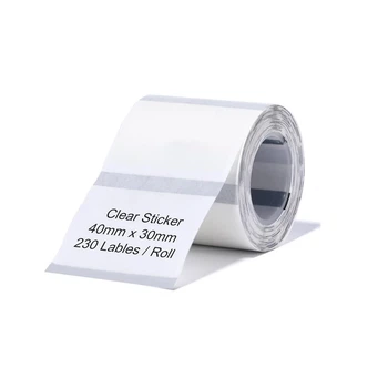 Етикетки NIIMBOT TT40*30-230 Clear For B1/B21/B3S (A2G88318801)