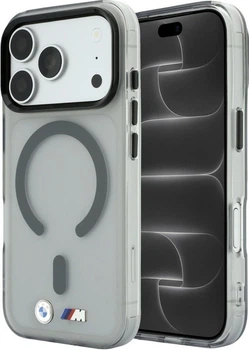 Etui na smartfon Apple iPhone 18 Pro/17 Pro BMW M IML Frosted Metal Logo & Trims MagSafe Anthracite (BMHMP18L26HTFMILA)