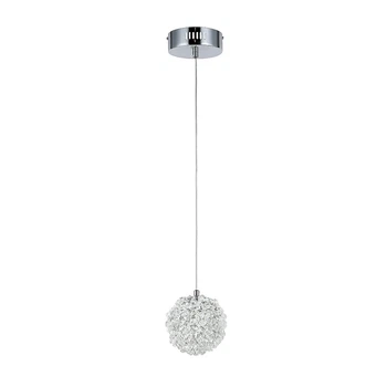 Потолочная декоративная светодиодная LED люстра 14 W Хром (26576)