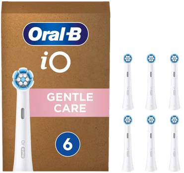 Końcówki do szczoteczki elektrycznej Oral-B iO Gentle Care 6 szt. białe