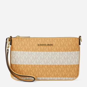 Сумка клатч женская из искусственной кожи маленькая Michael Kors 424333831 Оранжевая (1163209726)