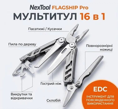 Мультитул Xiaomi Nextool Flagship Pro NE0105 16-в-1