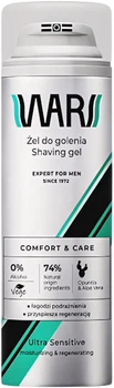 Żel do golenia Miraculum Wars Ultra Sensitive z aloesem 200 ml (5900793048683)