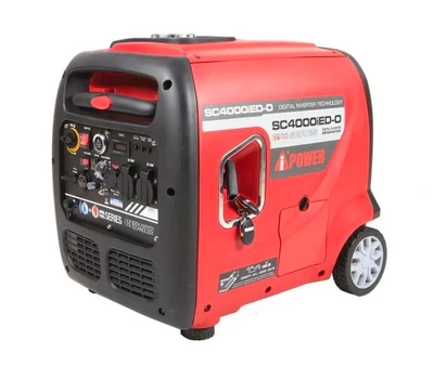 Інверторний генератор газ/бензин iPower SC4000iED-O (3.5–3.8 кВт) з електростартером, пультом ДК, колесами та телескопічною ручкою