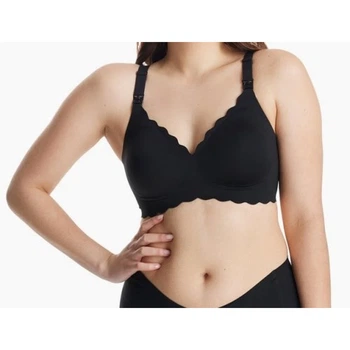 Бюстгальтер для кормления Momcozy YN46 Floral Support бесшовный размер S Black (0810123507528)