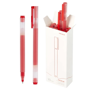 Гелевая ручка Xiaomi High-capacity Gel Pen 10 шт Red (6941812792308)