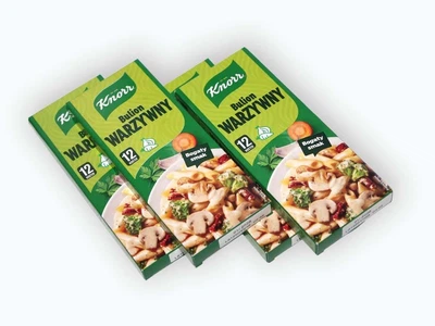 Бульонные кубики Knorr овощные, комплект из четырех, 48 шт