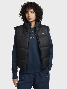 Теплий жилет жіночий Nike W Nsw Tf Synfl Nk Clsc Vest FZ5922-010 L Чорний (197596688221)