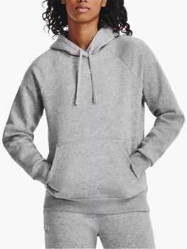 Худи женское Under Armour Ua Rival Fleece Hoodie 1379500-013 XS Серое (196883862160)
