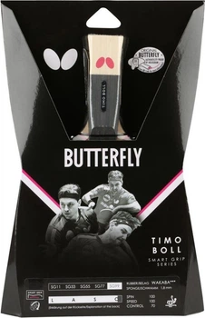 Ракетка для настільного тенісу Butterfly Timo Boll SG99 Чорно-червона (4001078850326)