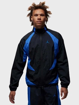 Спортивная кофта мужская Jordan Sport Jam Warm Up DX9367-014 M Черная с синим (196969696009)