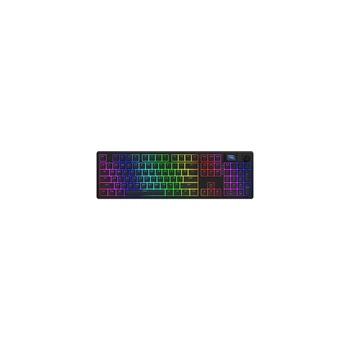 Клавіатура Hator Skyfall 100 PRO Aurum Vanila Silent RGB Wireless/Bluetooth/USB UA Black (HTK4101UA)