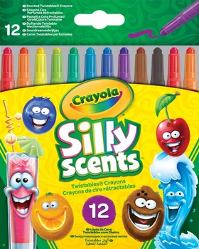 Набір воскової крейди Crayola Silly Scents Твіст що викручуються з ароматом 12 шт (0071662097127)