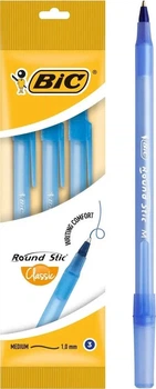 Набір кулькових ручок BIC Round Stic M Сині 3 шт (3086123307773)