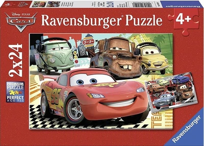 Пазл Ravensburger Тачки Нові пригоди 2 х 24 елементів (4005556089598)