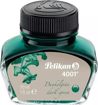 Чорнила Pelikan 4001 Dark Green у скляному флаконі 30 мл Темно-зелені (4012700300058)