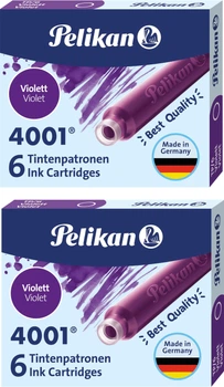 Набір чорнильних картриджів Pelikan коротких Violet 6 шт (4012700301697)