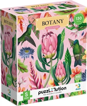Puzzle DoDo Botanika Tropikalne kwiaty Easy-S 150 elementów 300611 (4823115909756)