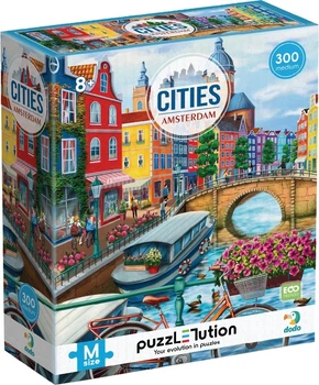 Puzzle DoDo Medium-M Miasta Amsterdam 300 elementów (482311591209)