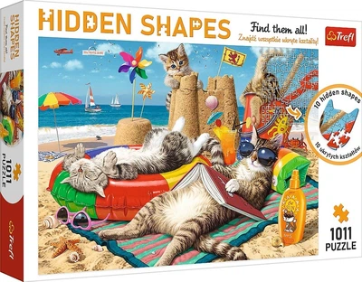 Puzzle Trefl Ukryte kształty Święto kotów 1000 elementów (5900511106749)
