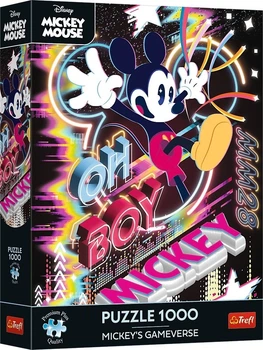 Пазл Trefl Premium Plus Mickey&Friends Віртуальний світ Міккі Мауса 1000 елементів (5900511121438)