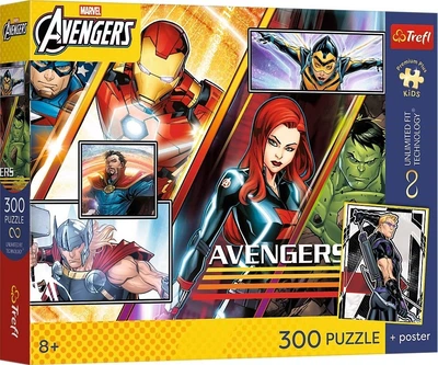 Пазл Trefl Premium Plus Kids Team Power Disney Marvel The Avengers UFT 300 елементів (5900511230468)