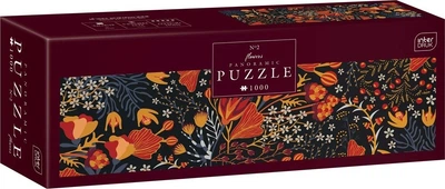 Puzzle trójwarstwowe panoramiczne Interdruk Flowers 2 32x96 cm 1000 szt. (5902277326270)