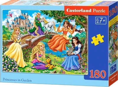 Puzzle Castorland Księżniczki w ogrodzie 180 elementów (5904438018383)