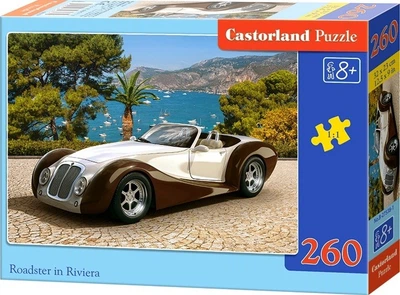 Puzzle Castorland Samochód Roadster na Riwierze 260 elementów (5904438027538)