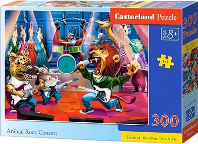 Puzzle Castorland Koncert rockowy zwierząt 300 elementów (5904438030453)