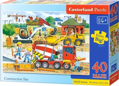 Puzzle Castorland Plac budowy 40 maxi elementów (5904438040018)