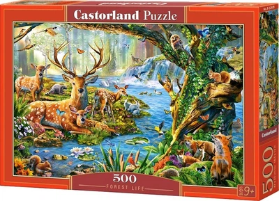 Puzzle Castorland Leśne życie 500 elementów (5904438052929)