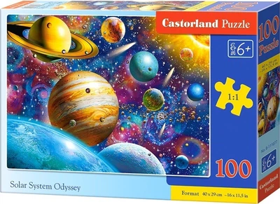 Puzzle Castorland Układ Słoneczny Odyseusz 100 elementów (5904438111077)
