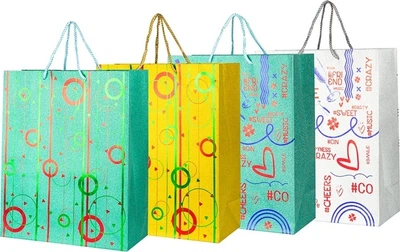 Набір паперових пакетів Art Studio of Happiness 26х32х12 см 12 шт (6973372830305)