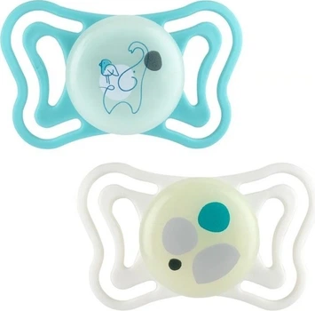 Smoczek Chicco PhysioForma Light silikonowy 6-16 mies 2 szt (8058664186044)