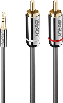 Kabel Lindy Cromo Line Jack 3.5 mm stereo 5 m Black (4002888353366)