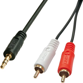 Kabel Lindy 2 x RCA - 2 x RCA 10 m Black (4002888356855)