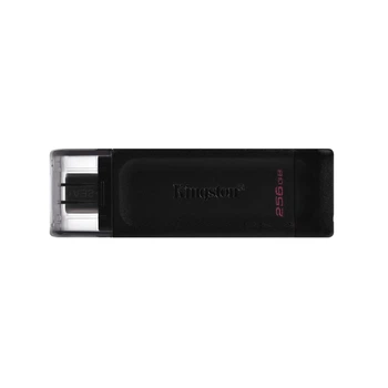 USB-флешка Kingston DataTraveler 70 256 ГБ USB 3.2 Gen 1 Type-C Black (740617331233)