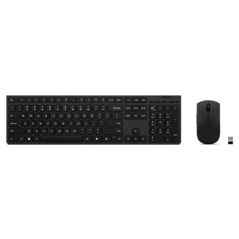 Комплект клавиатура + мышь Lenovo Professional Wireless Rechargeable Combo AI беспроводной US раскладка (195892114758)