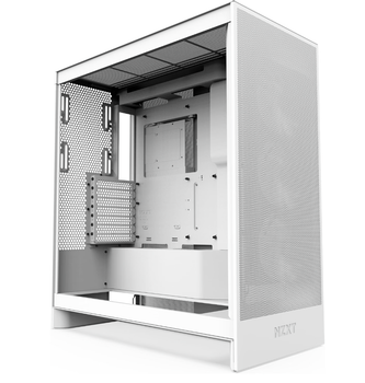 Корпус для ПК, NZXT H7 Flow Mid-Tower ATX Airflow PC Case - White