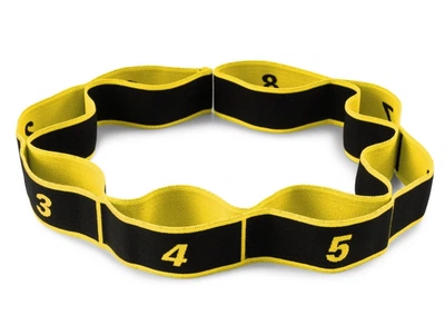 Еспандер з петлями для розтяжки PowerPlay PP_4311 Fitness Band Жовта (88*4см.) 5291630