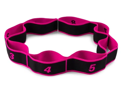 Еспандер з петлями для розтяжки PowerPlay PP_4311 Fitness Band Рожева (88*4см.) 5291635